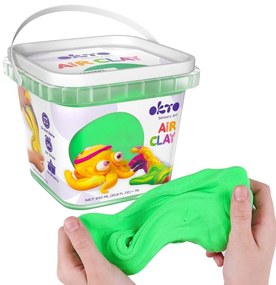 1 x Air Clay pentru modelaj, 200g, Okto - Verde