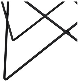 Măsuță de cafea neagră cu blat din sticlă ø 80 cm Cuxton – Actona