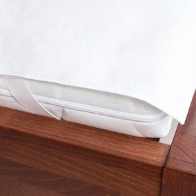ŠKODÁK Protecţie impermeabilă pentru saltea din frotir alb 80 x 200 cm