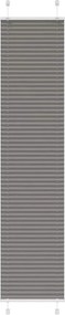 vidaXL Jaluzea plisată Antracit 40x200 cm Lățime țesătură 39,4 cm