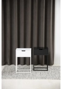 Noptieră CARLY antracit, design modern și finisaj elegant