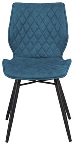 Set 2 buc. scaune pentru sufragerie Lissa (albastru). 1009994