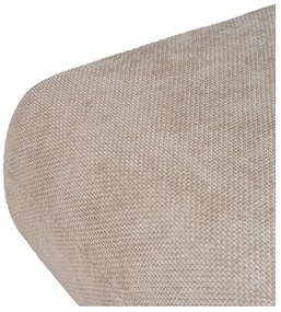 Taburet bej cu tapițerie din chenille Minimal – Ixia