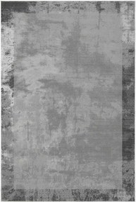 Covor 1921 - V2, 80x120 cm, forma dreptunghiulara, poliester, gri