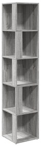 816027 vidaXL Dulap colțar, gri sonoma, 33x33x164,5 cm, lemn prelucrat