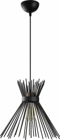 Lustra KIRPI 3081, negru, metal, 34x35-131 cm