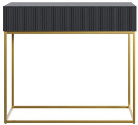 Măsuță consolă Vertigo V4  (negru + auriu). 1098993