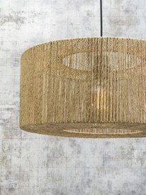 Lampa de podea eco din iuta Iguazu 50cm negru/ natur