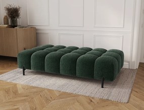 Taburet Tapitat cu Picioare Ferivo, 140x70x40 cm, dark verde velvet – Amore 35