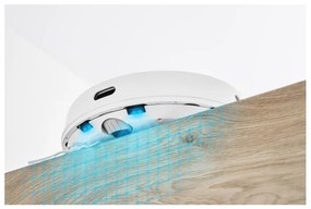 Sencor - Aspirator robot 2 în 1 cu mop, 50 W, baterie 5000 mAh, Wi-Fi, alb, telecomandă inclusă