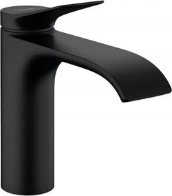 Baterie lavoar Hansgrohe Vivenis 110 negru mat cu ventil Pop-Up