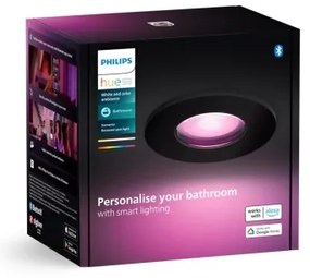 Philips Hue XAMENTO LED RGBW 1xGU10/4,2W IP44 stropní svítidlo koupelna