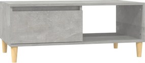 vidaXL Măsuță de cafea, gri beton, 90x50x36,5 cm, lemn compozit