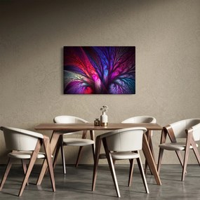 Tabloul abstract cu copacul (90x60 cm)