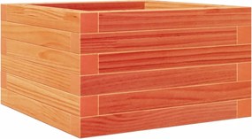 vidaXL Jardinieră de grădină, maro ceruit, 40x40x23 cm, lemn masiv pin