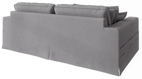 Canapea gri deschis 236 cm Nora – Ropez