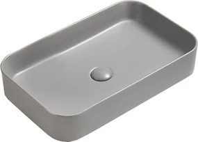 Mexen Vena chiuvetă deasupra blatului 71 x 37 cm, gri deschis mat - 22196061