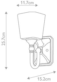Aplică LED pentru baie CONCORD 1xG9/3W/230V IP44 Elstead FE-CONCORD1-BATH
