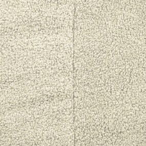 Fotoliu bean bag crem cu tapițerie din țesătură bouclé Sofa Snug – SLOWDOWN