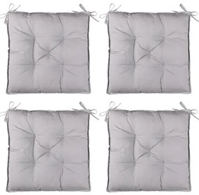 Deuba 4 perne 40x40x8cm - gri