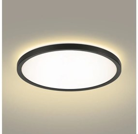 Plafonieră LED pentru baie Brilagi ULTRA SLIM LED/24W/230V d. 42 cm negru IP54