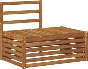 vidaXL Canapea de exterior natural 91 x 63 x 73 cm