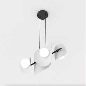 Lustră pe cablu ELEMENTI 4xG9/8W/230V gri