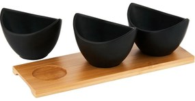 Set de servire Florina Adria, negru