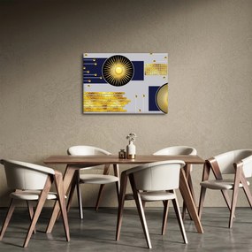 Tablou - Cercuri aurii (70x50 cm)