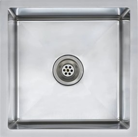 vidaXL Chiuvetă de bucătărie lucrată manual, oțel inoxidabil