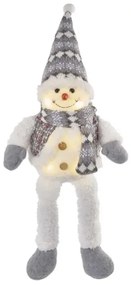 Decorațiune LED de Crăciun 6xLED/3xAA om de zăpadă