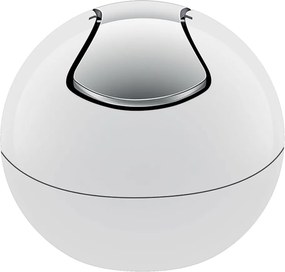 Coș de gunoi alb din plastic 1 l Bowl – Spirella