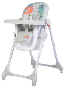Scaun de masa premium pentru copii si bebe NOVOKIDS™ Kimchi Baby, 6 trepte de inaltime,Pliabil , Centura de siguranta 5 puncte, Spatar reglabil in 3