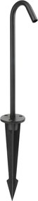 Corp iluminat exterior decorativ cu tarus IP65 STAL negru 24V
