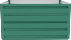 Patură înălțată G21 Daisy 100 x 80 x 52 cm, dintablă, verde