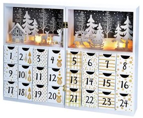 Solight 1V244 - Calendar de Advent cu LED/2xAAA