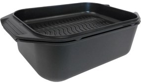 Elo 62042 Tavă de copt cu capac pentru grătarKarree 42 x 26 cm
