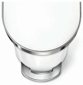 Simplehuman Coș pentru pedale Slim 45 l, alb