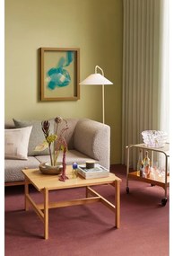 Măsuță de cafea cu blat în culoare naturală cu aspect de lemn de stejar 80x80 cm Dash – Hübsch