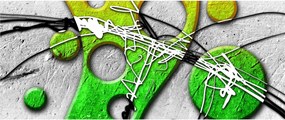 Tablou abstract (120x50 cm)