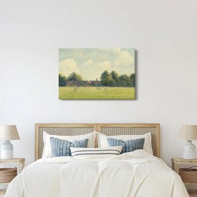 Tablou - Camille Pissarro, Hampton Court Green, reproducere (90x60 cm)
