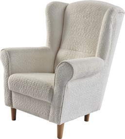 Fotoliu, textil crem Coral, CHARLOT