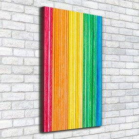 Tablouri tipărite pe pânză Dungi colorate