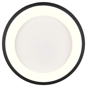 Plafonieră neagră LED cu intensitate reglabilă Cardona – Trio