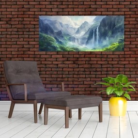 Tablou - Valea cascadelor (120x50 cm)