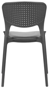 TODO Gri (grafit/antracit) cu pernă gri - SCAUN MODERN PENTRU BUCĂTĂRII, GRĂDINI, CAMERE DE CAFEA (FIXE)