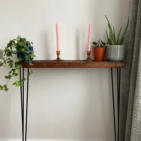 Masuta hol intrare, suport calorifer, seria A-620,lemn, Homs, 115 x 19 x 85cm,30171