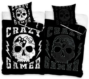 Gamer set de lenjerie de pat fosforescent 140×200cm, 70x90 cm