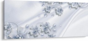 Tablou - Design flori (120x50 cm)