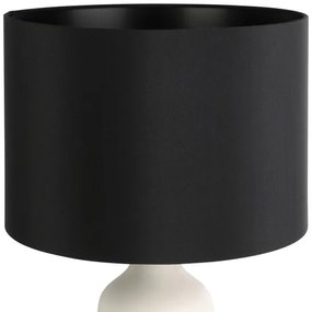 Lampă de masă VINOZA 1xE27/40W/230V albă/neagră Eglo 43824